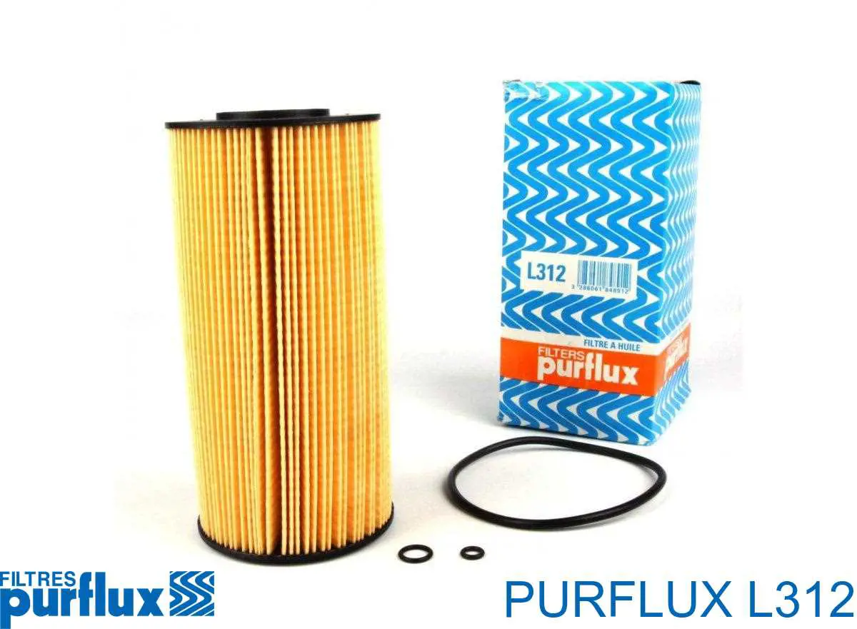 Filtro de óleo L312 Purflux