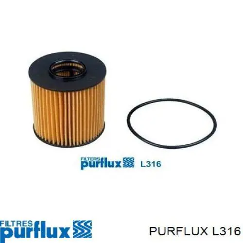 Filtro de óleo Purflux L316 preço, a partir de 6,69 USD
