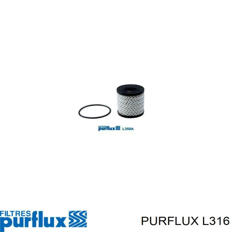 Compre L316 Purflux Filtro de óleo
