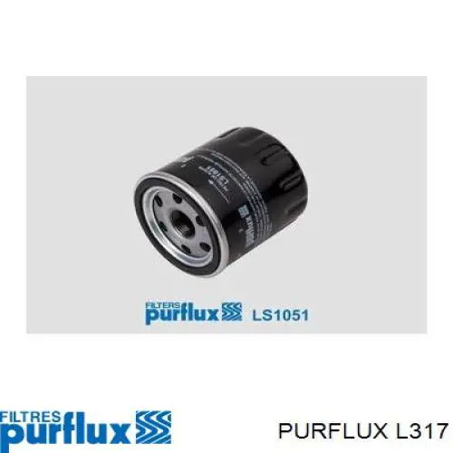 Filtro de óleo L317 Purflux
