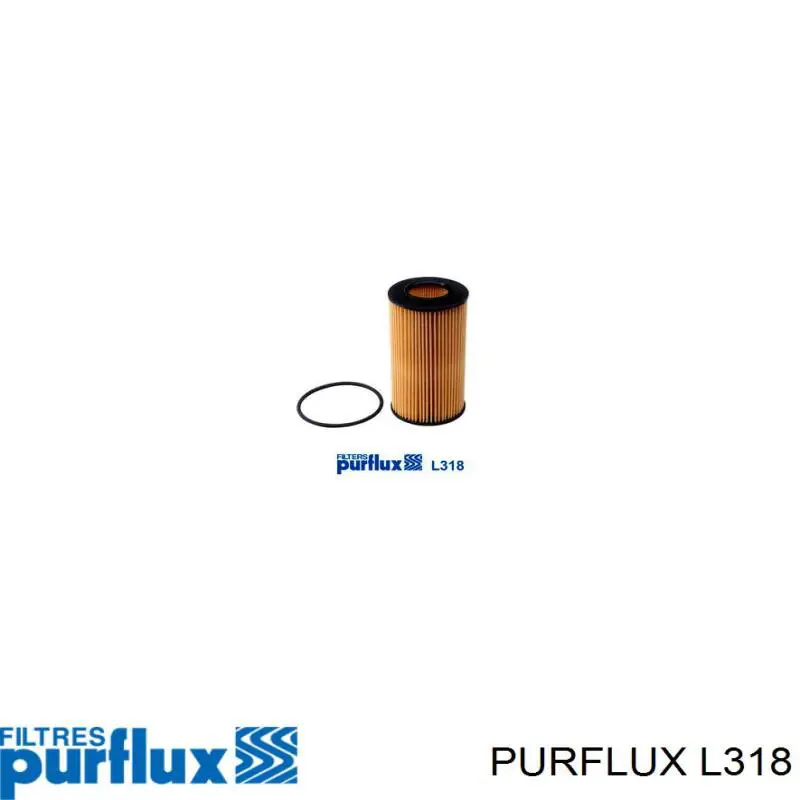 L318 Purflux Filtro de óleo