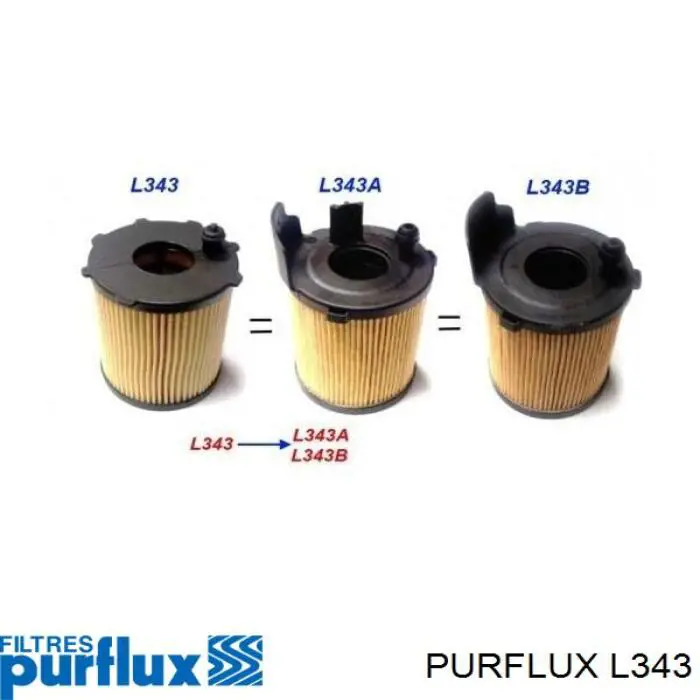 Compre L343 Purflux Filtro de óleo