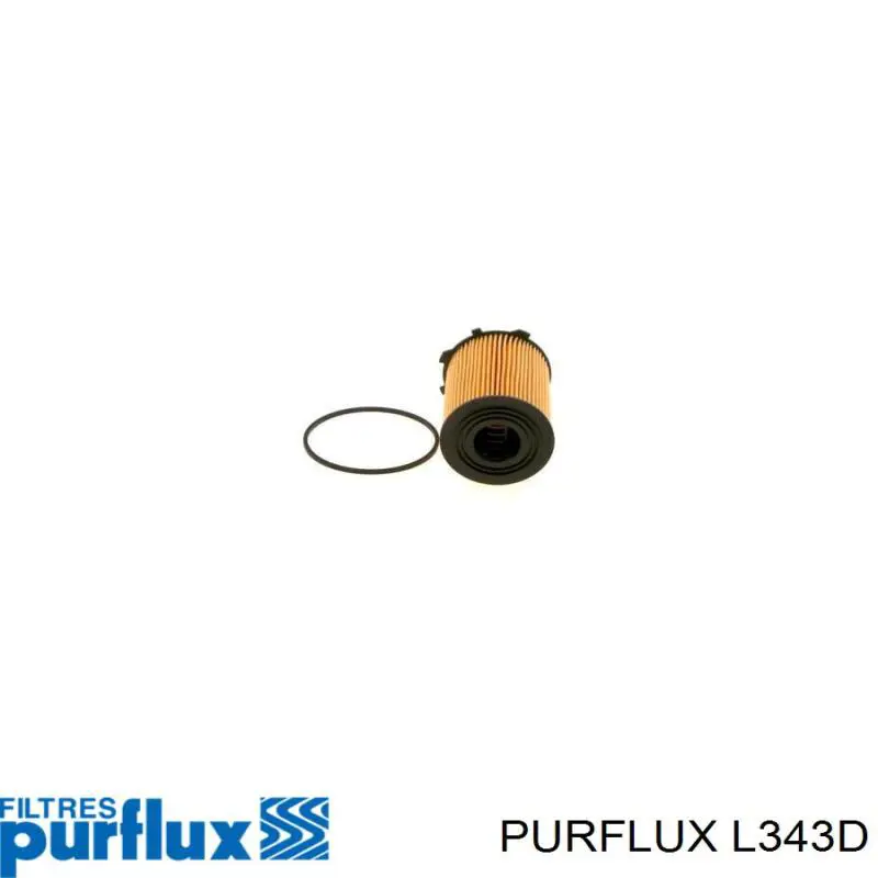 Filtro de óleo L343D Purflux