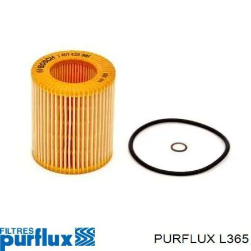 Filtro de óleo Purflux L365 preço, a partir de 7,71 USD