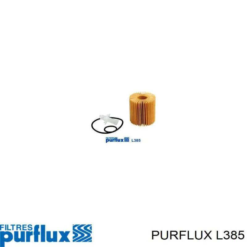 L385 Purflux Filtro de óleo