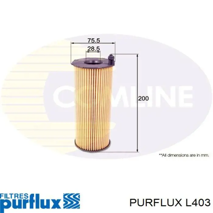 Filtro de óleo Purflux L403 preço, a partir de 12,51 USD