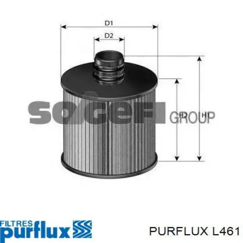 L461 Purflux Filtro de óleo