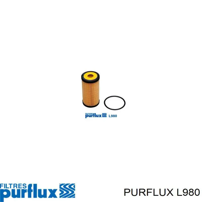 Filtro de óleo Purflux L980 preço, a partir de 6,92 USD