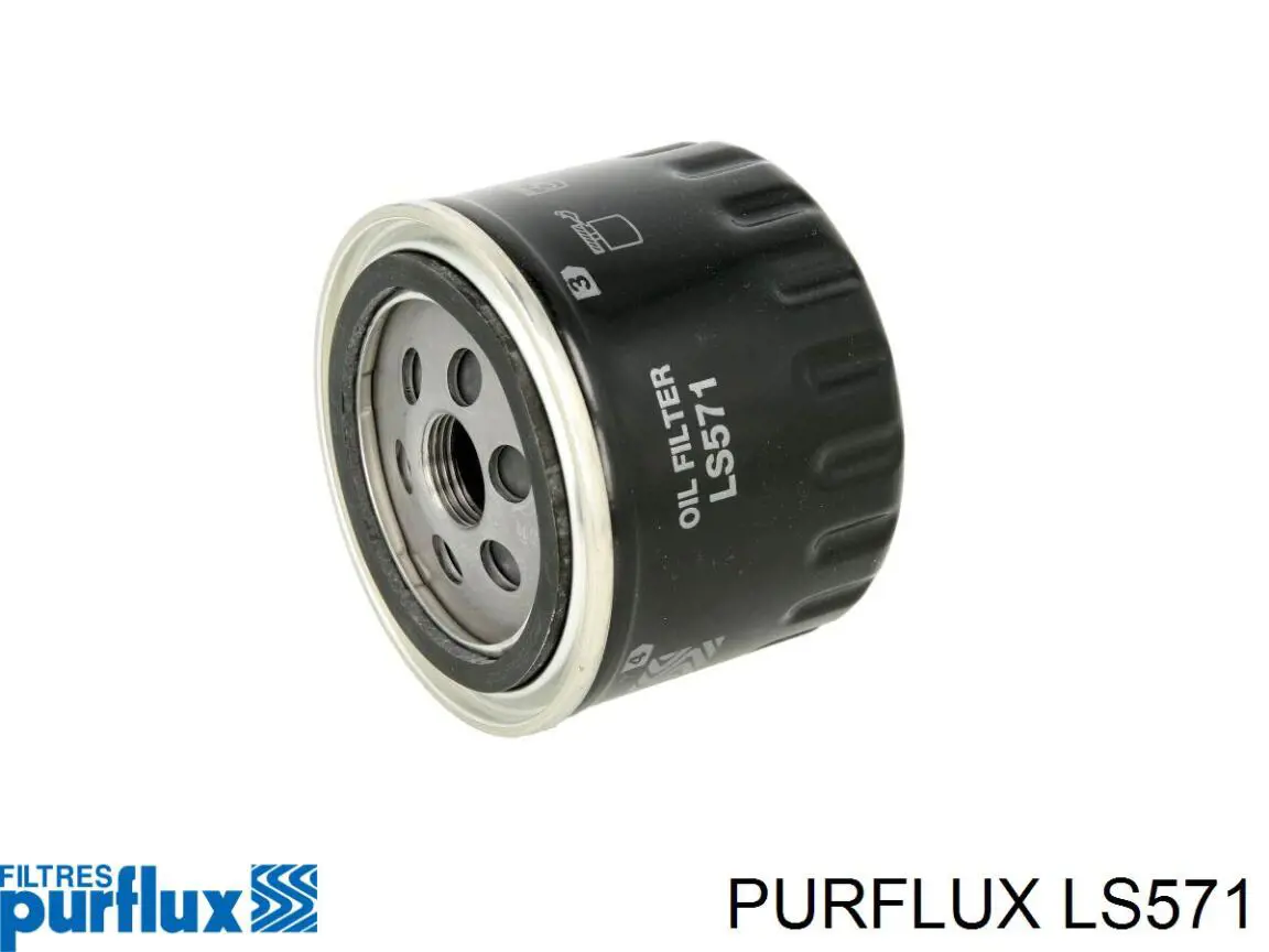 Filtro de óleo Purflux LS571 preço, a partir de 5,75 USD
