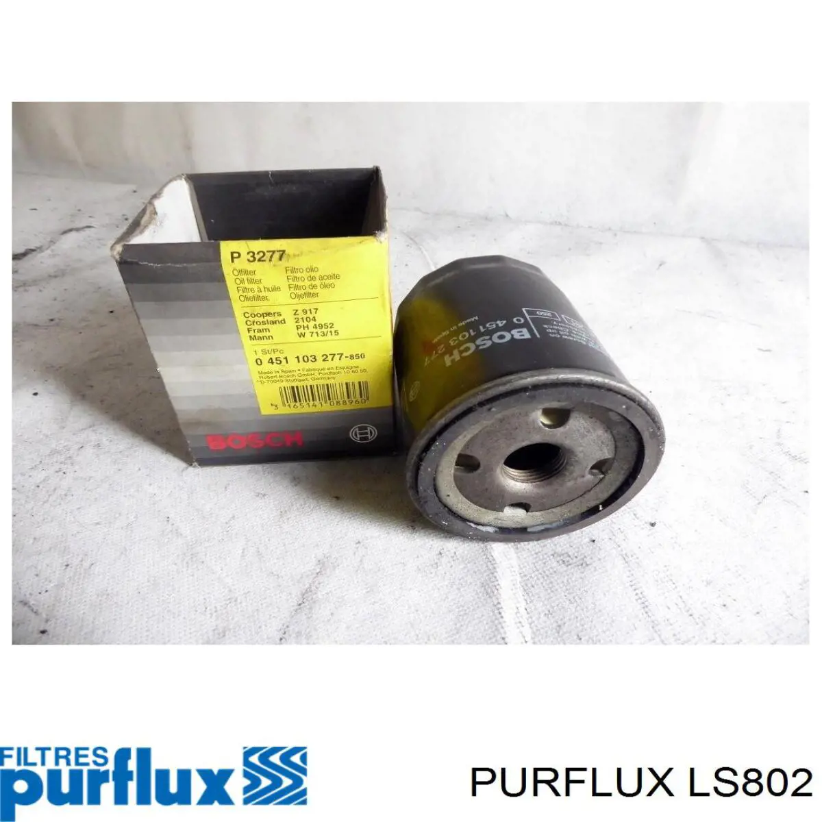 Filtro de óleo Purflux LS802 preço, a partir de 6,34 USD