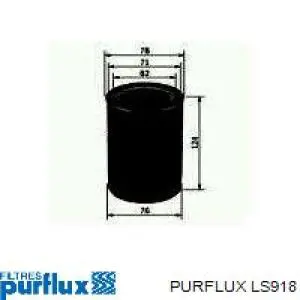 Filtro de óleo Purflux LS918 preço, a partir de 4,55 USD
