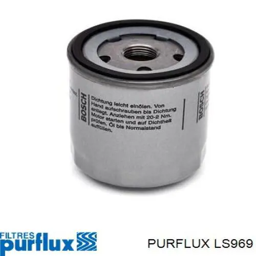 LS969 Purflux Filtro de óleo