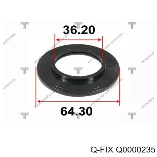 Rolamento de suporte do amortecedor dianteiro Q-fix Q0000235 preço, a partir de 3,86 USD