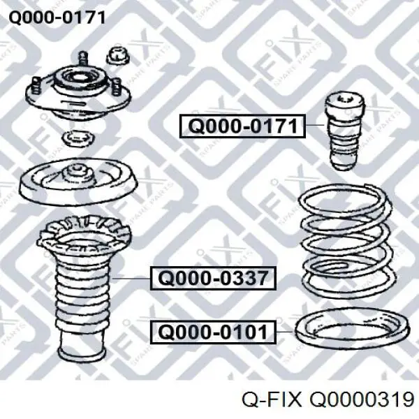 Bota de proteção de amortecedor dianteiro Q-fix Q0000319 preço, a partir de 6,69 USD
