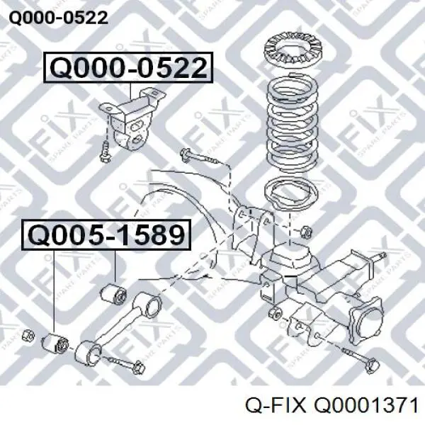 Compre Q0001371 Q-fix Suporte de amortecedor dianteiro direito