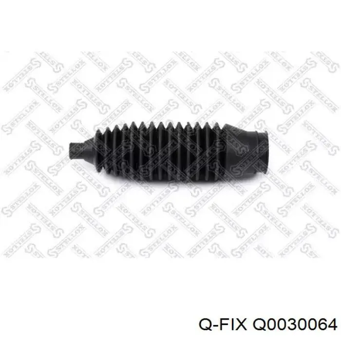 Q0030064 Q-fix Bota de proteção do mecanismo de direção (de cremalheira)