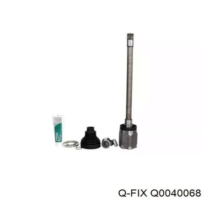 Bota de proteção interna direita de junta homocinética do semieixo dianteiro Q-fix Q0040068