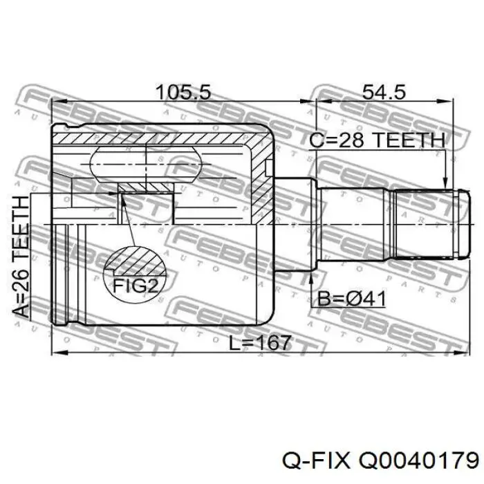 Bota de proteção interna de junta homocinética do semieixo dianteiro Q-fix Q0040179 preço, a partir de 14,39 USD