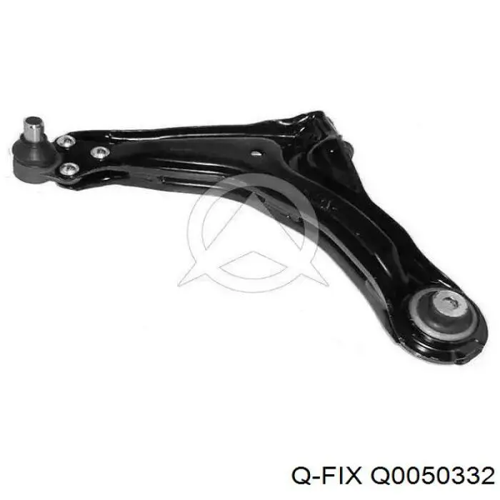 Q0050332 Q-fix Bloco silencioso de braço oscilante traseiro longitudinal