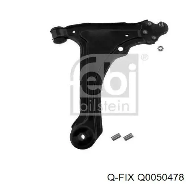 Q0050478 Q-fix Bloco silencioso dianteiro de braço oscilante traseiro longitudinal