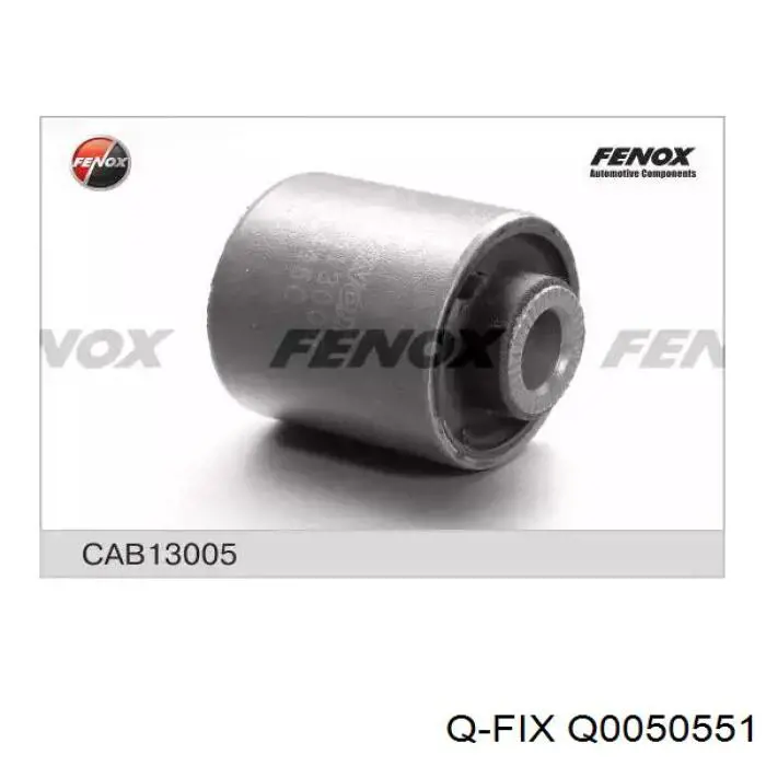 Bloco silencioso do braço oscilante inferior traseiro Q0050551 Q-fix