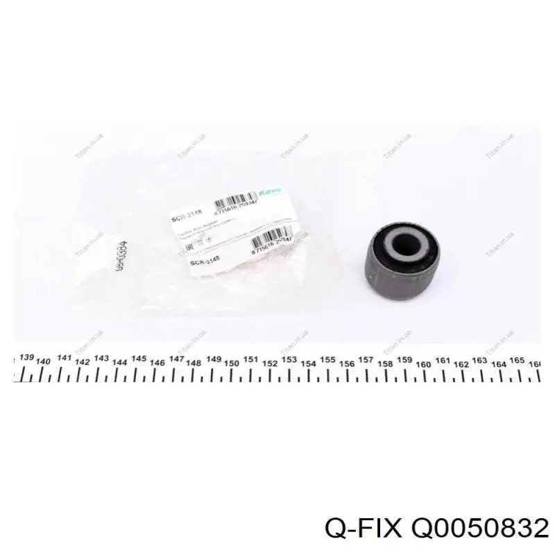 Bloco silencioso do pino de apoio traseiro Q0050832 Q-fix