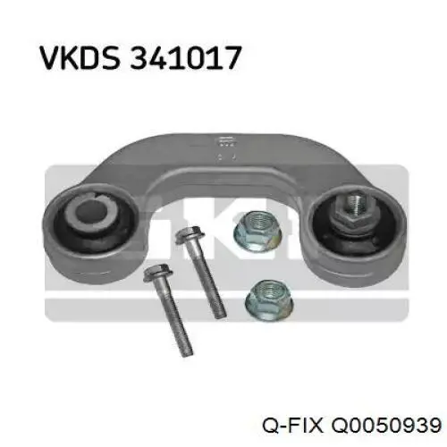 Bloco silencioso da barra Panhard (de suspensão traseira) Q0050939 Q-fix