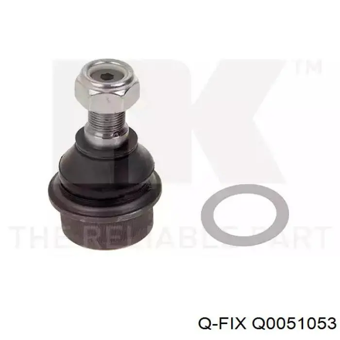 Bloco silencioso do pino de apoio traseiro Q-fix Q0051053