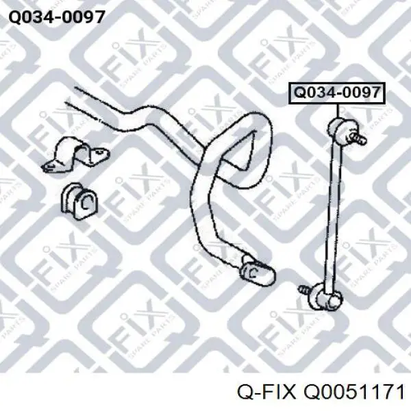 Compre Q0051171 Q-fix Bloco silencioso dianteiro de braço oscilante traseiro longitudinal