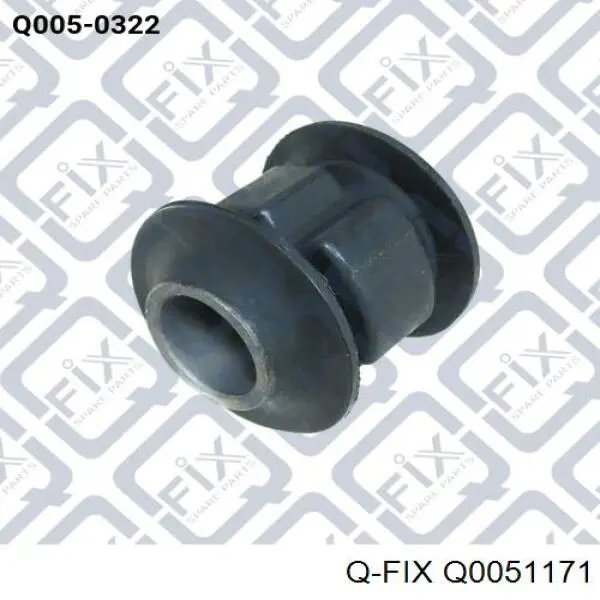 Q0051171 Q-fix Bloco silencioso dianteiro de braço oscilante traseiro longitudinal