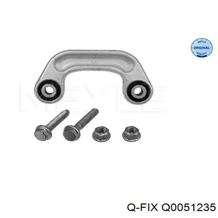 Bloco silencioso da barra Panhard (de suspensão traseira) Q-fix Q0051235