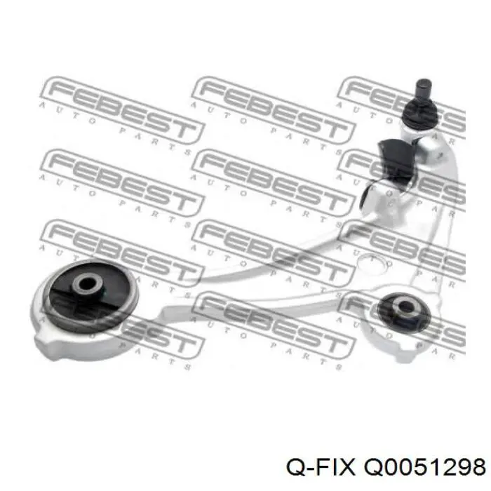 Bloco silencioso dianteiro do braço oscilante inferior Q-fix Q0051298 preço, a partir de 24,30 USD