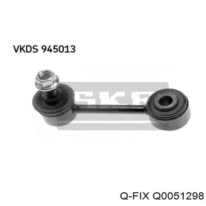 Q0051298 Q-fix Bloco silencioso dianteiro do braço oscilante inferior