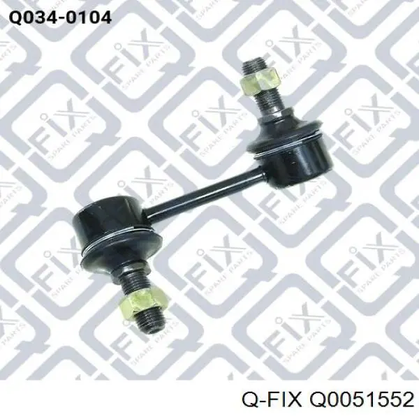 Q0051552 Q-fix Bloco silencioso dianteiro de braço oscilante traseiro longitudinal