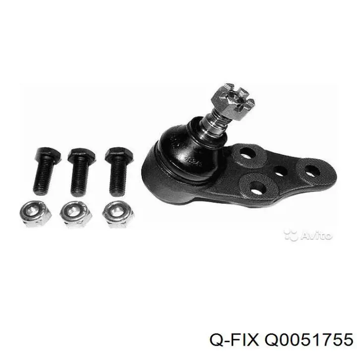 Q0051755 Q-fix Bloco silencioso da barra Panhard (de suspensão traseira)
