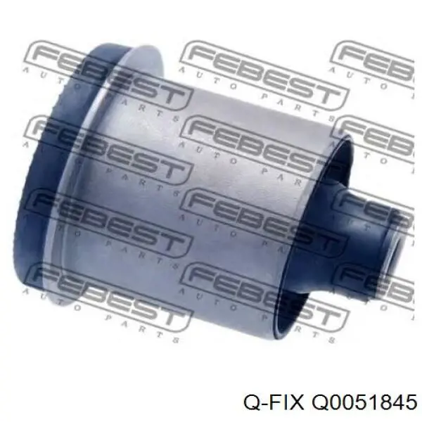 Q0051845 Q-fix Bloco silencioso (coxim) de viga dianteira (de plataforma veicular)