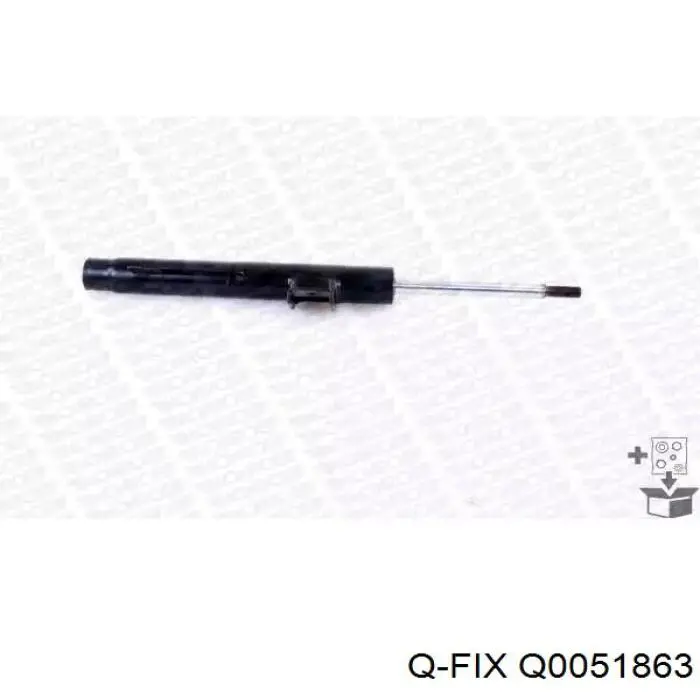 Q0051863 Q-fix Bloco silencioso traseiro de braço oscilante traseiro longitudinal