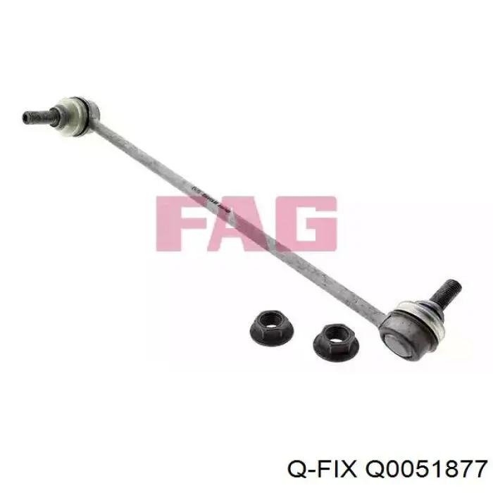 Bloco silencioso de viga traseira (de plataforma veicular) Q0051877 Q-fix