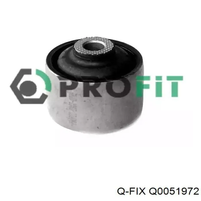 Bloco silencioso de viga traseira (de plataforma veicular) Q0051972 Q-fix