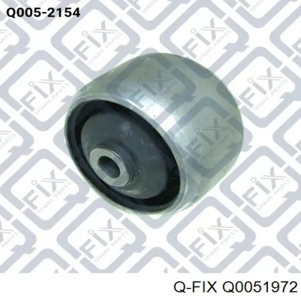 Bloco silencioso de viga traseira (de plataforma veicular) Q0051972 Q-fix