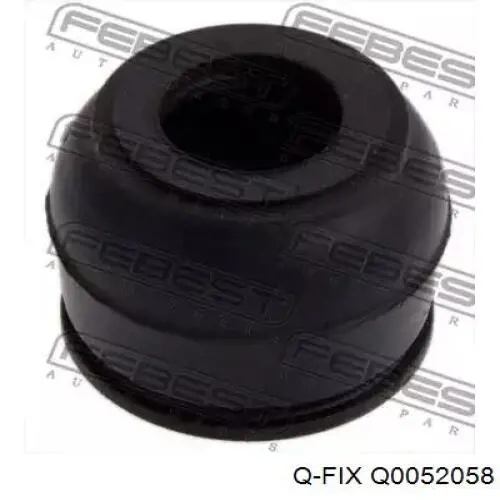 Bloco silencioso dianteiro do braço oscilante inferior Q0052058 Q-fix