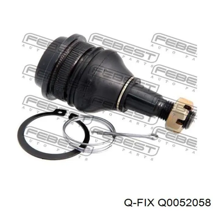 Q0052058 Q-fix Bloco silencioso dianteiro do braço oscilante inferior