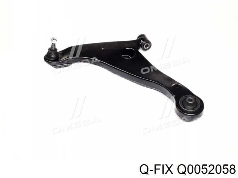 Q0052058 Q-fix Bloco silencioso dianteiro do braço oscilante inferior