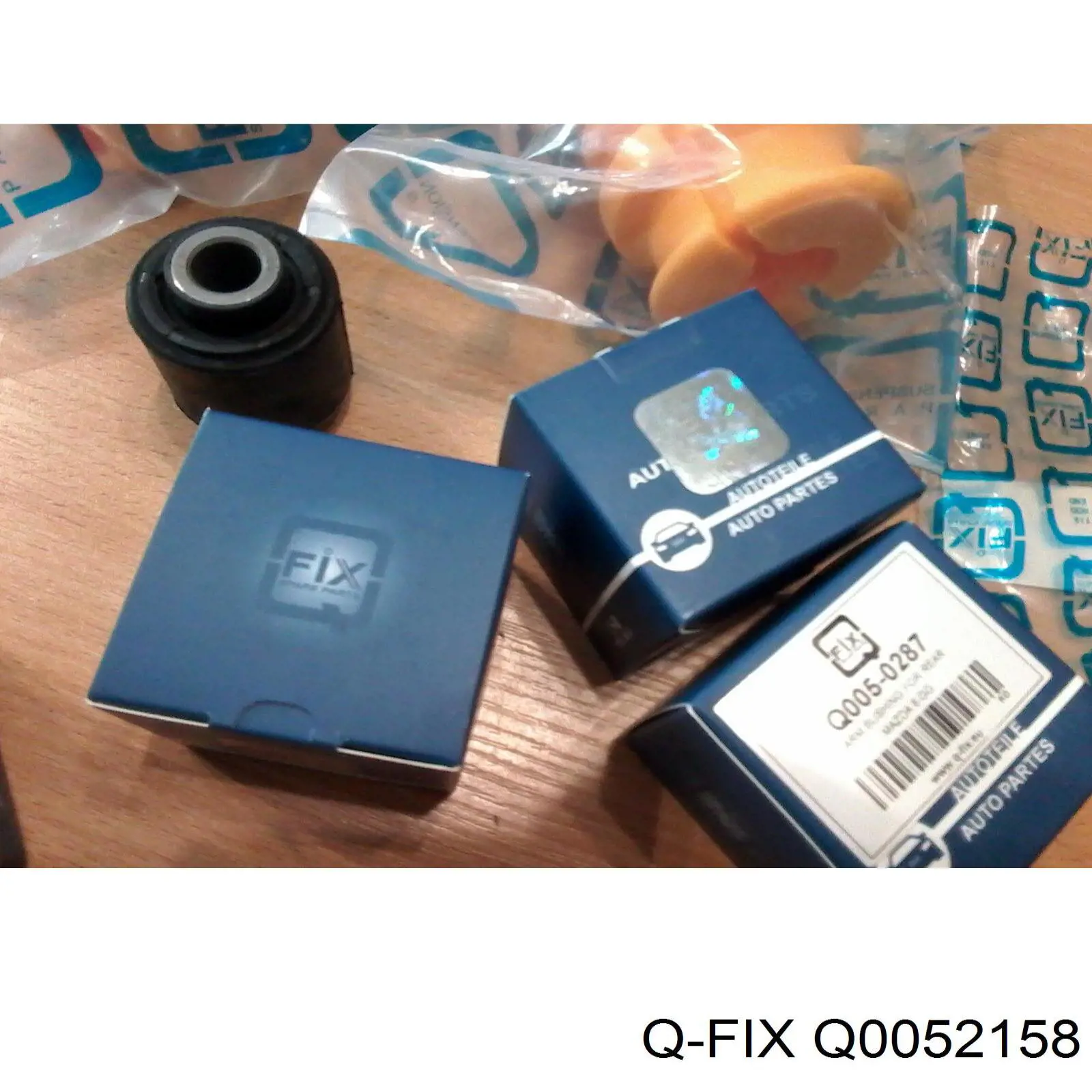 Bloco silencioso de viga traseira (de plataforma veicular) Q0052158 Q-fix