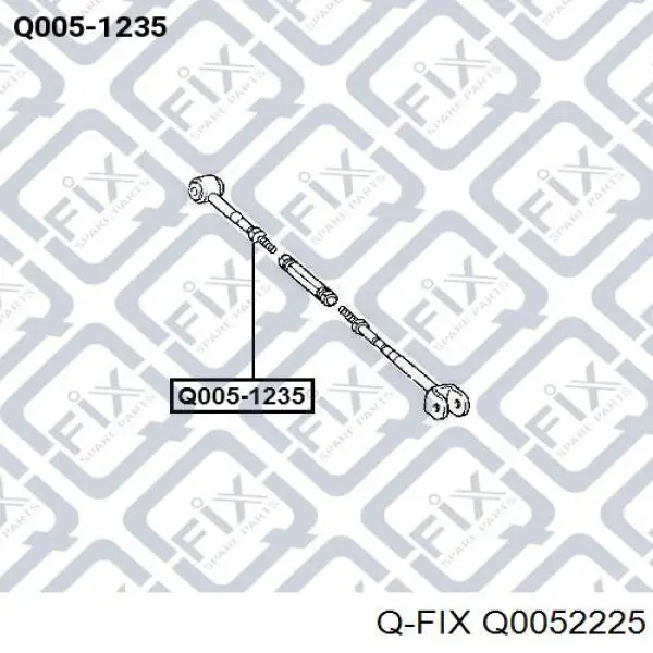 Q0052225 Q-fix Bloco silencioso da barra Panhard (de suspensão traseira)