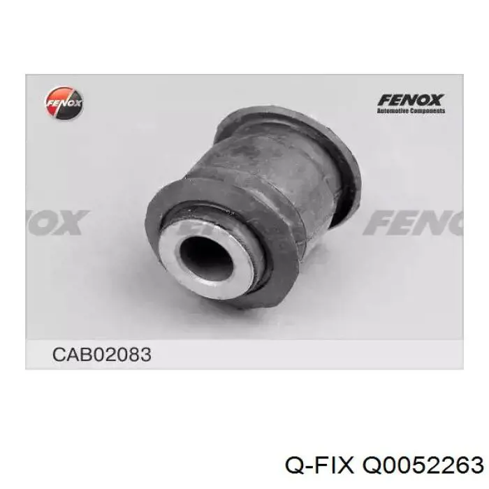 Bloco silencioso traseiro de braço oscilante transversal Q-fix Q0052263