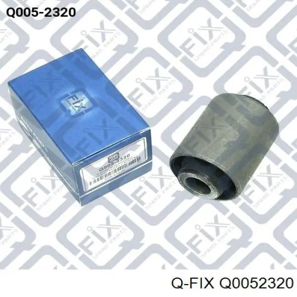 Q0052320 Q-fix Bloco silencioso do pino de apoio traseiro