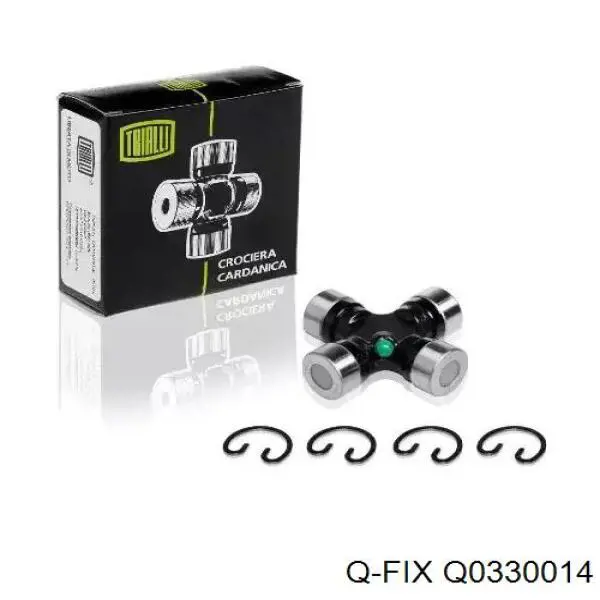 Cruzeta da junta universal traseira Q0330014 Q-fix