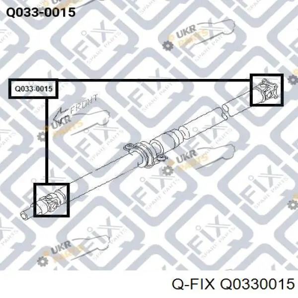 Compre Q0330015 Q-fix Cruzeta da junta universal traseira
