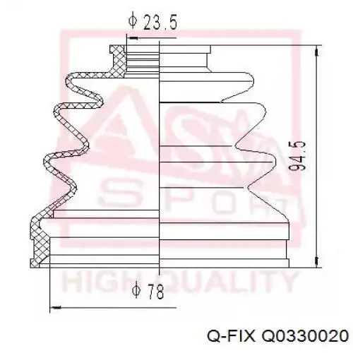 Cruzeta da junta universal traseira Q-fix Q0330020 preço, a partir de 17,25 USD